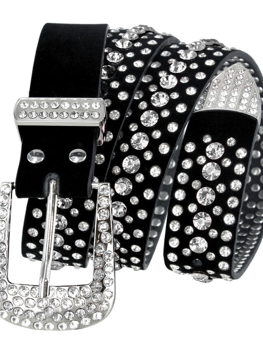 Rhinestone Western Cowboy Bling Studded Belt